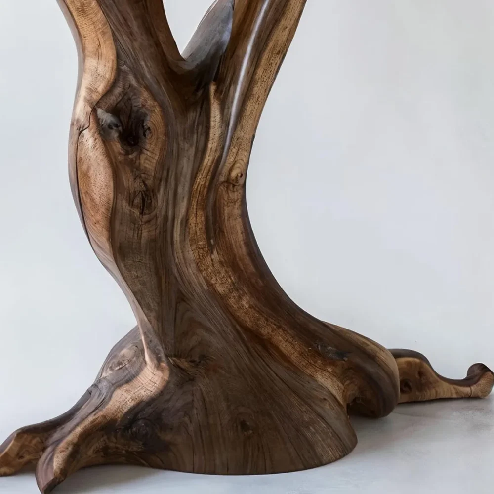 Black Walnut Console Table,  Mid-Century Solid Wood Entry - Image 5