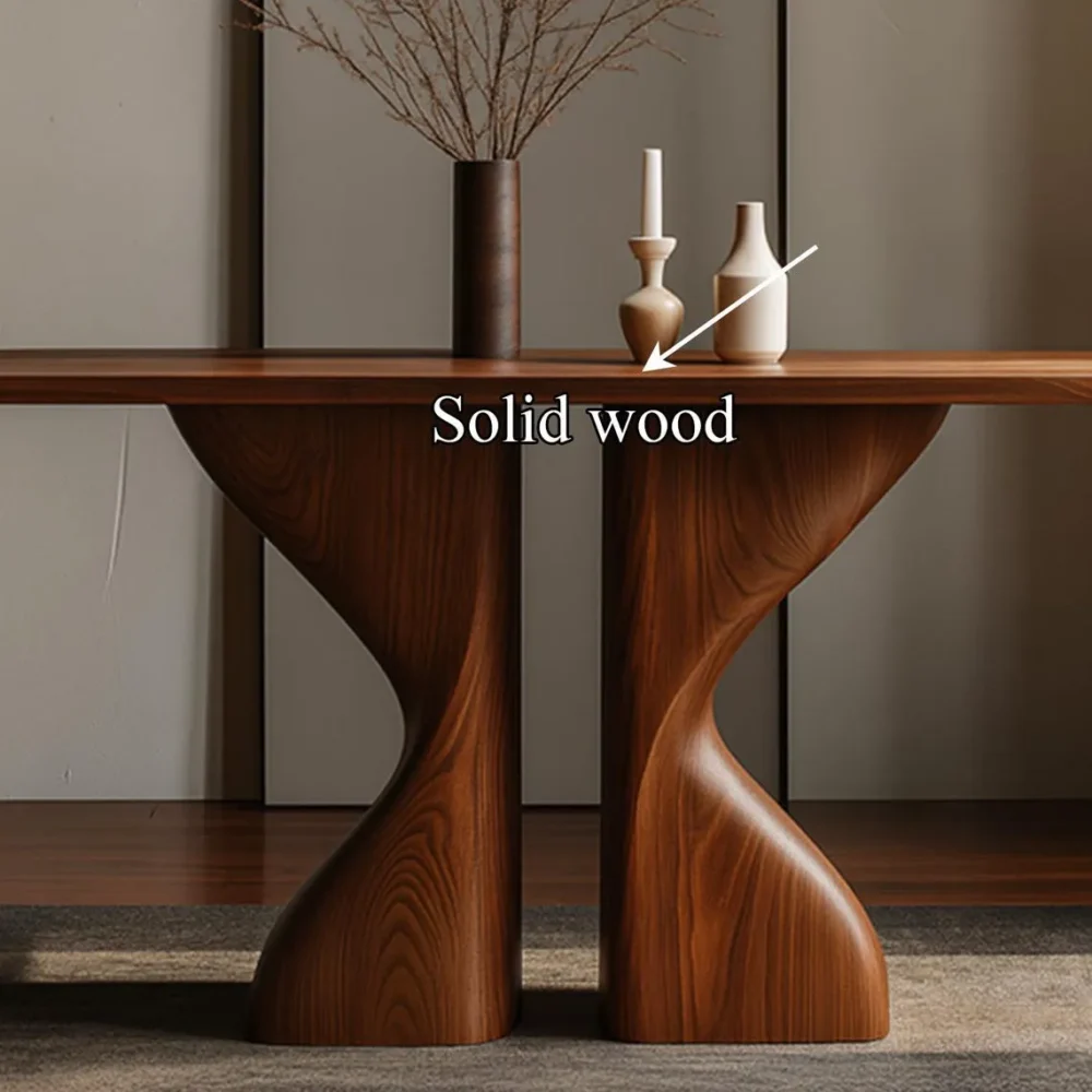 Reclaimed Wood Console Table,  Handcrafted Entryway - Image 4