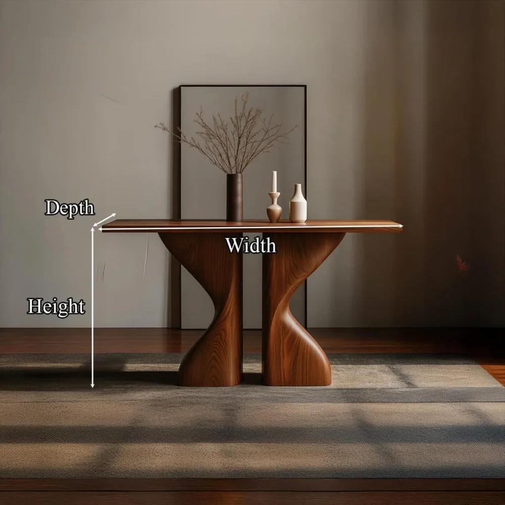 Reclaimed Wood Console Table,  Handcrafted Entryway - Image 5