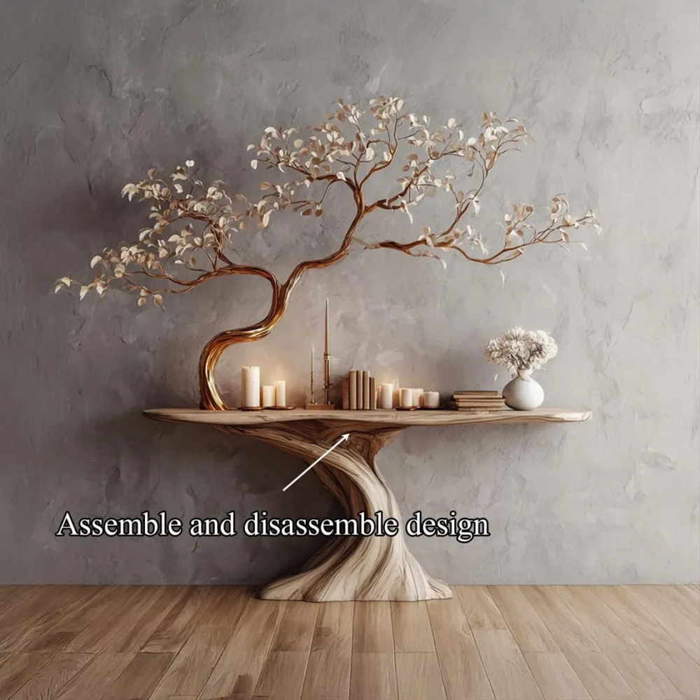 Large Rustic Console Table,  Reclaimed Wood Sideboard - Image 4