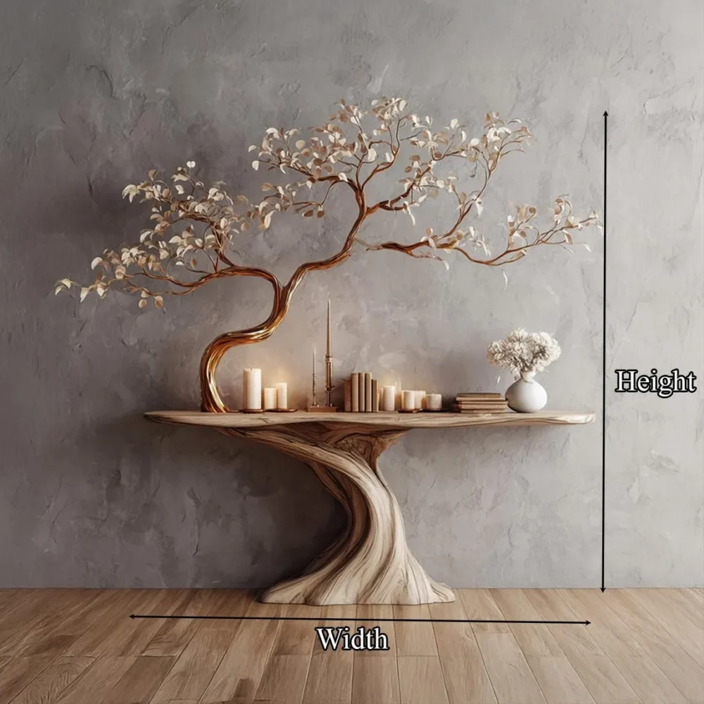 Large Rustic Console Table,  Reclaimed Wood Sideboard - Image 5