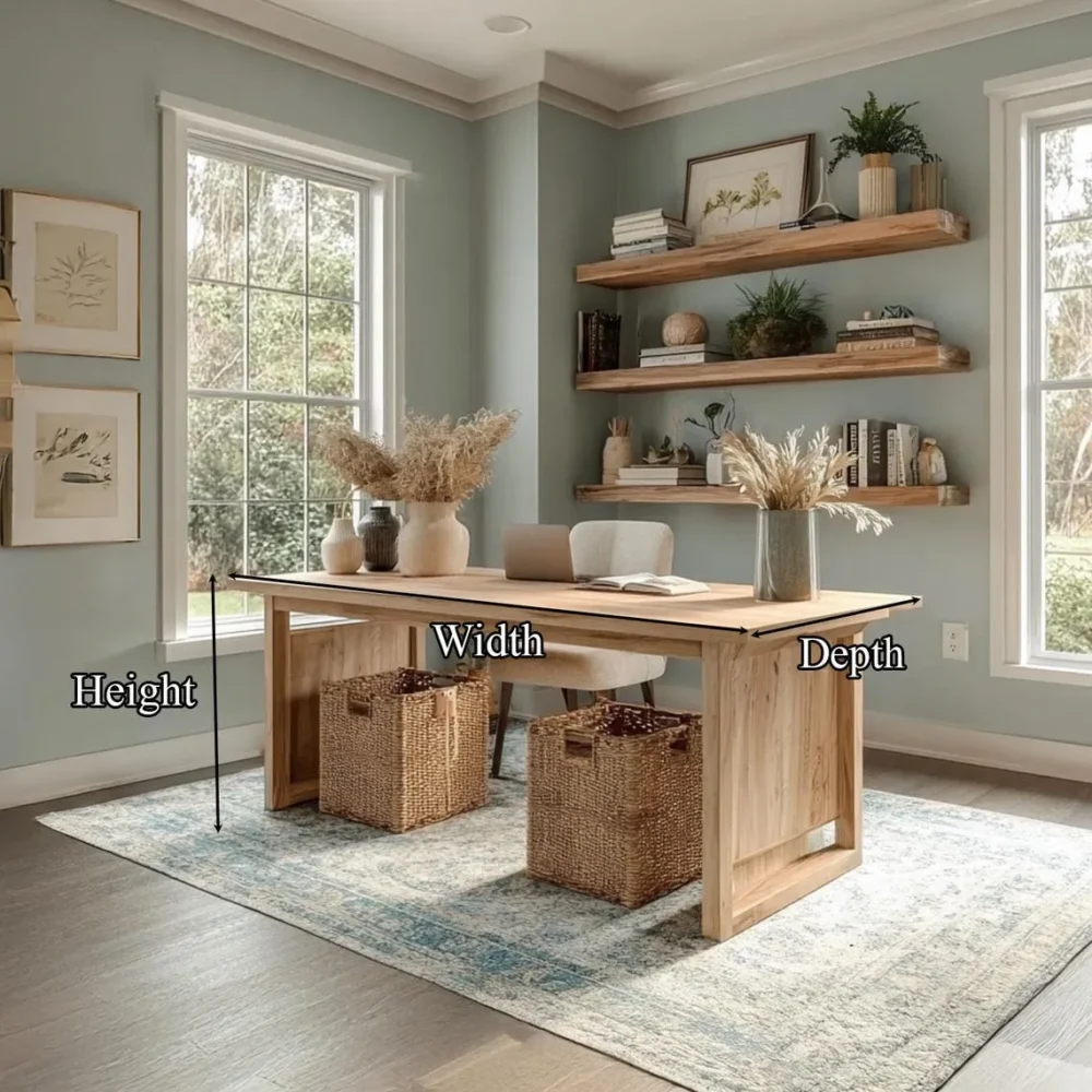 Mid-Century Standing Desk,  Solid Wood Live-Edge - Image 2