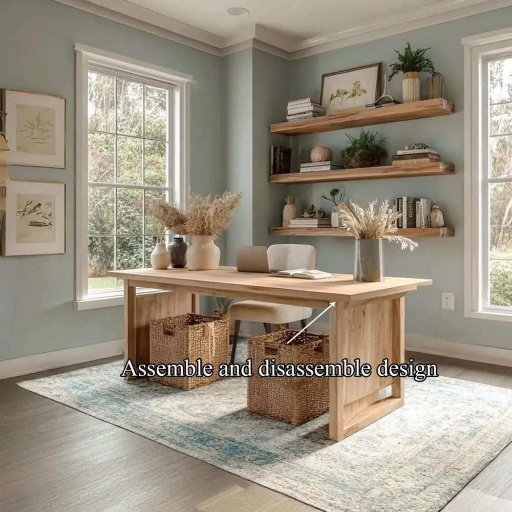 Mid-Century Standing Desk,  Solid Wood Live-Edge - Image 4